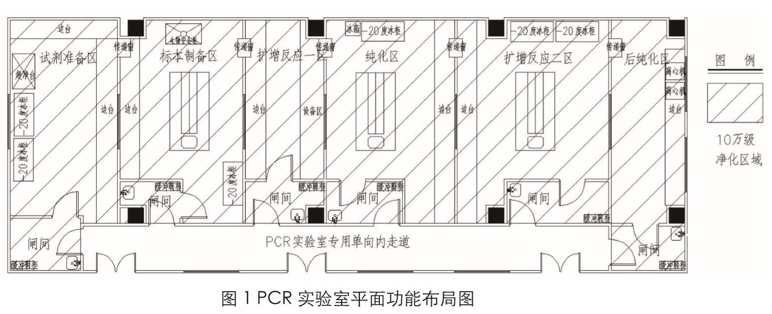 PCR实验室设计图